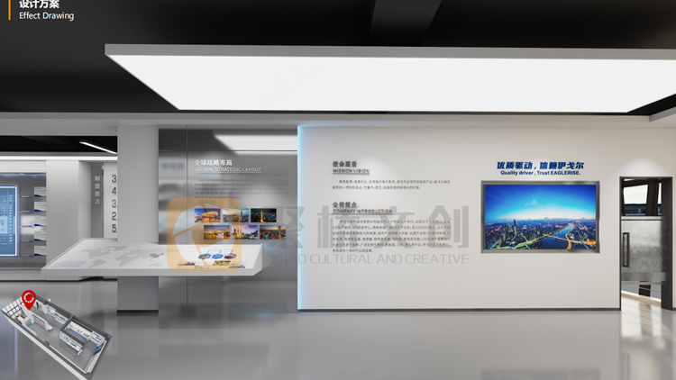 企業(yè)展廳設(shè)計效果圖設(shè)計技巧：空間魔法，讓每一寸都“活”起來