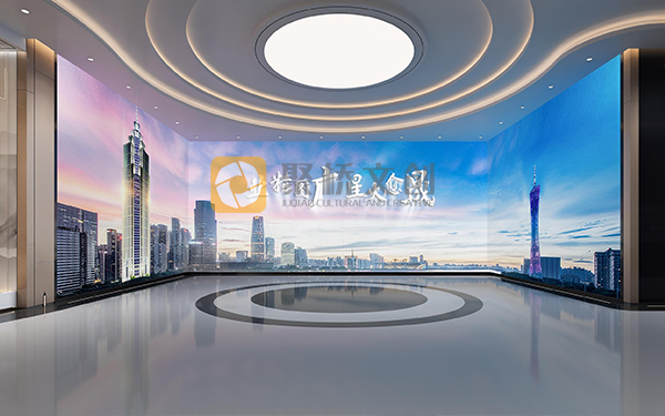企業(yè)招商展廳，數(shù)字沙盤，招商展廳設計