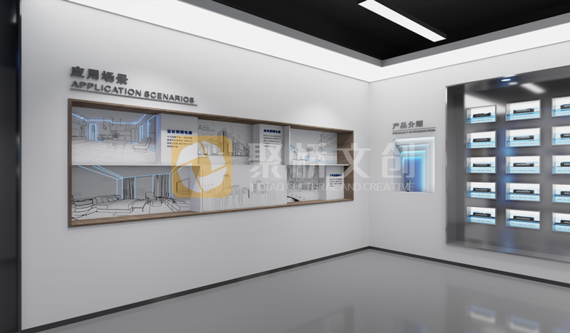 光伏儲能企業(yè)展廳應用場景和產(chǎn)品展示設計-聚橋文創(chuàng)
